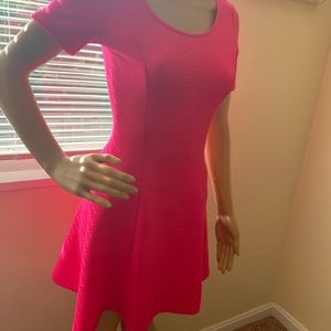Hot pink dress
